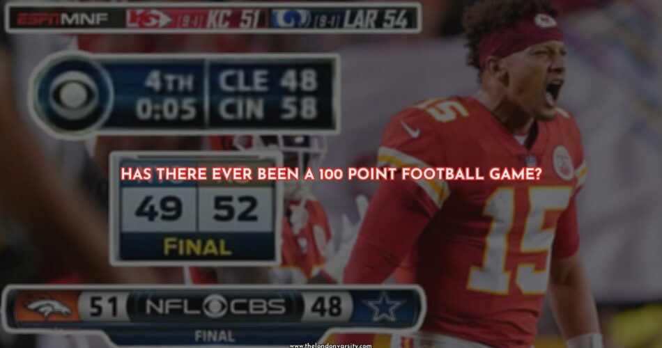 Has There Ever Been A 100 Point Football Game?