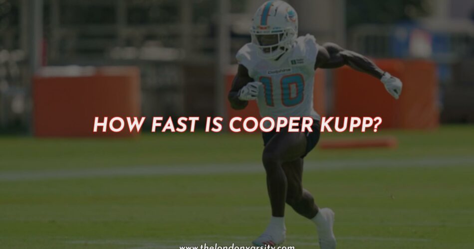 Cooper Kupp's Speed