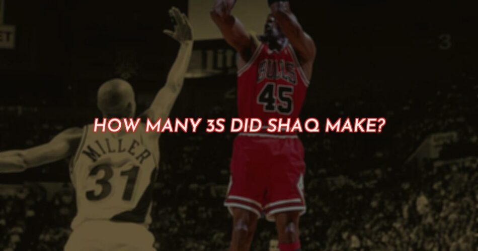 Shaq's 3-Point Shooting History