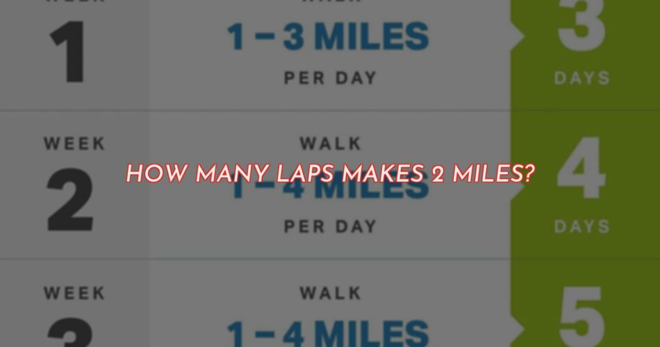 How Many Laps Make Two Miles?