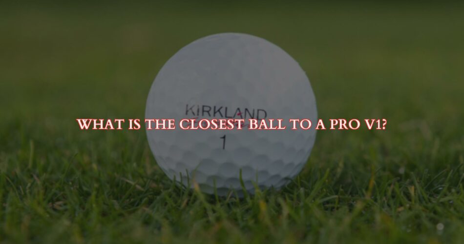 Titleist Pro V1 Golf Ball - The Closest Golf Ball to a Pro V1