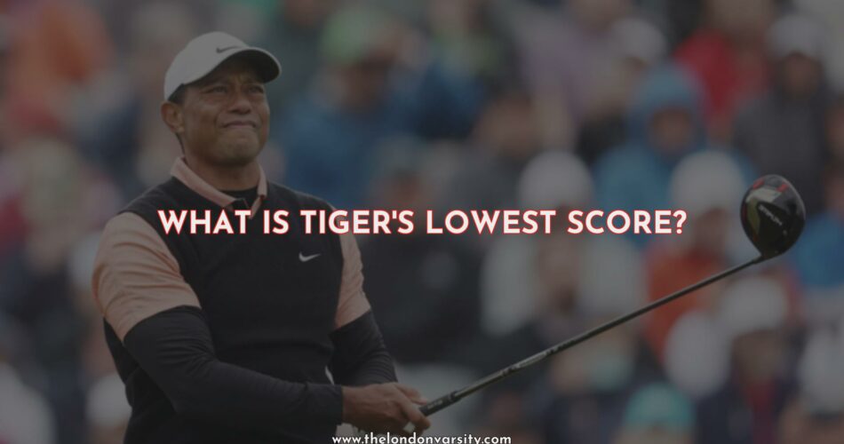 Tiger Woods' Lowest Score