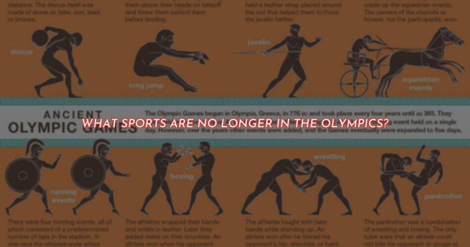 What Happened to the Sports That Used to Be in the Olympics?