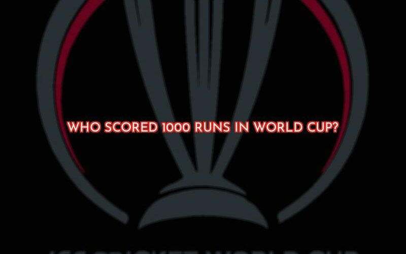 Who Has Scored 1000 Runs in the T20 World Cup?